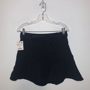 Zara Black Mini Skort